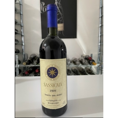 Sassicaia, Tenuta San Guido Bolgheri Toscana 1989